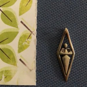 Namaste prayer pose pendant Sterling Silver